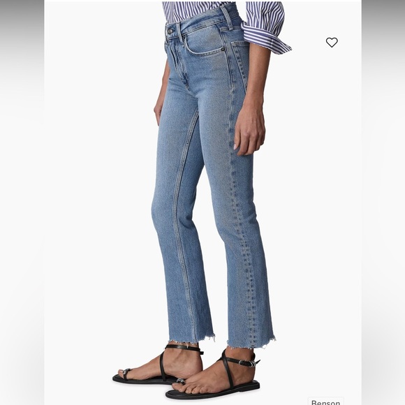 Rag & Bone The Peyton Mid-Rise Ankle Bootcut Jeans Size 28 In Benson NWT - Picture 12 of 13